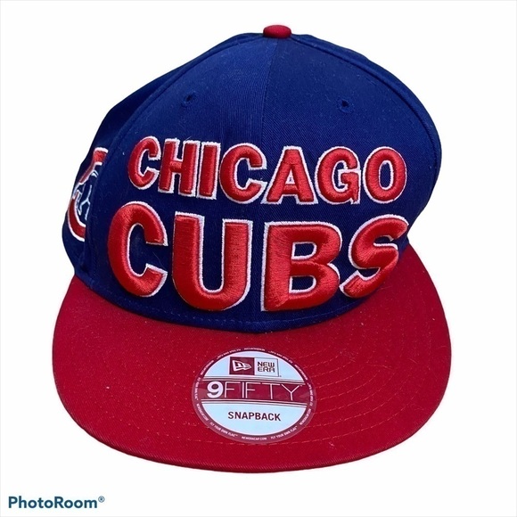 Chicago Cubs New Era 9Fifty SnapBack Hat NWT Blue - Picture 1 of 8